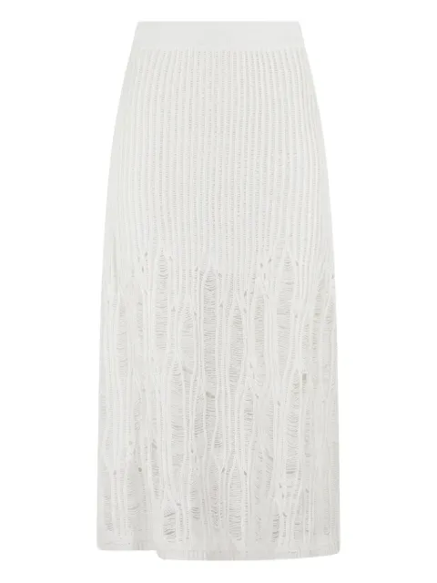 IRO falda midi con diseño tejido