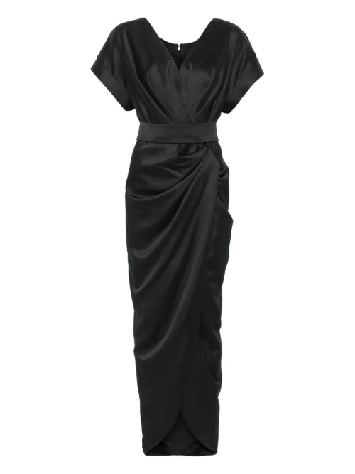 Rhea Costa robe longue Jaya - Noir - Rhea Costa - Modalova
