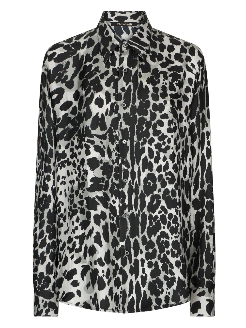 Roberto Cavalli Leopard-print Shirt
