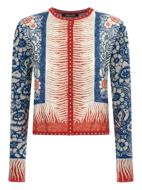 Roberto Cavalli バンダナプリント セーター