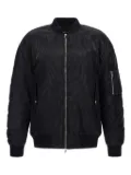 Roberto Cavalli zebra-print bomber jacket - Black