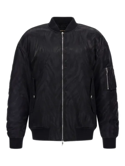 Roberto Cavalli Bomberjacke mit Zebra-Print