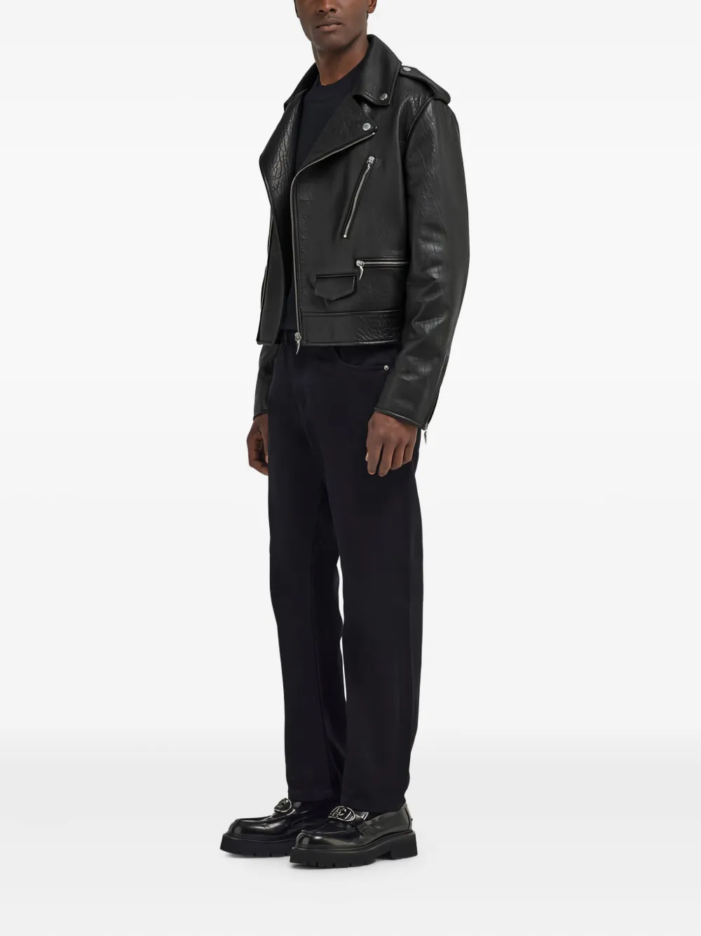 Roberto Cavalli sheepskin biker jacket | Biker Jackets | Image 2