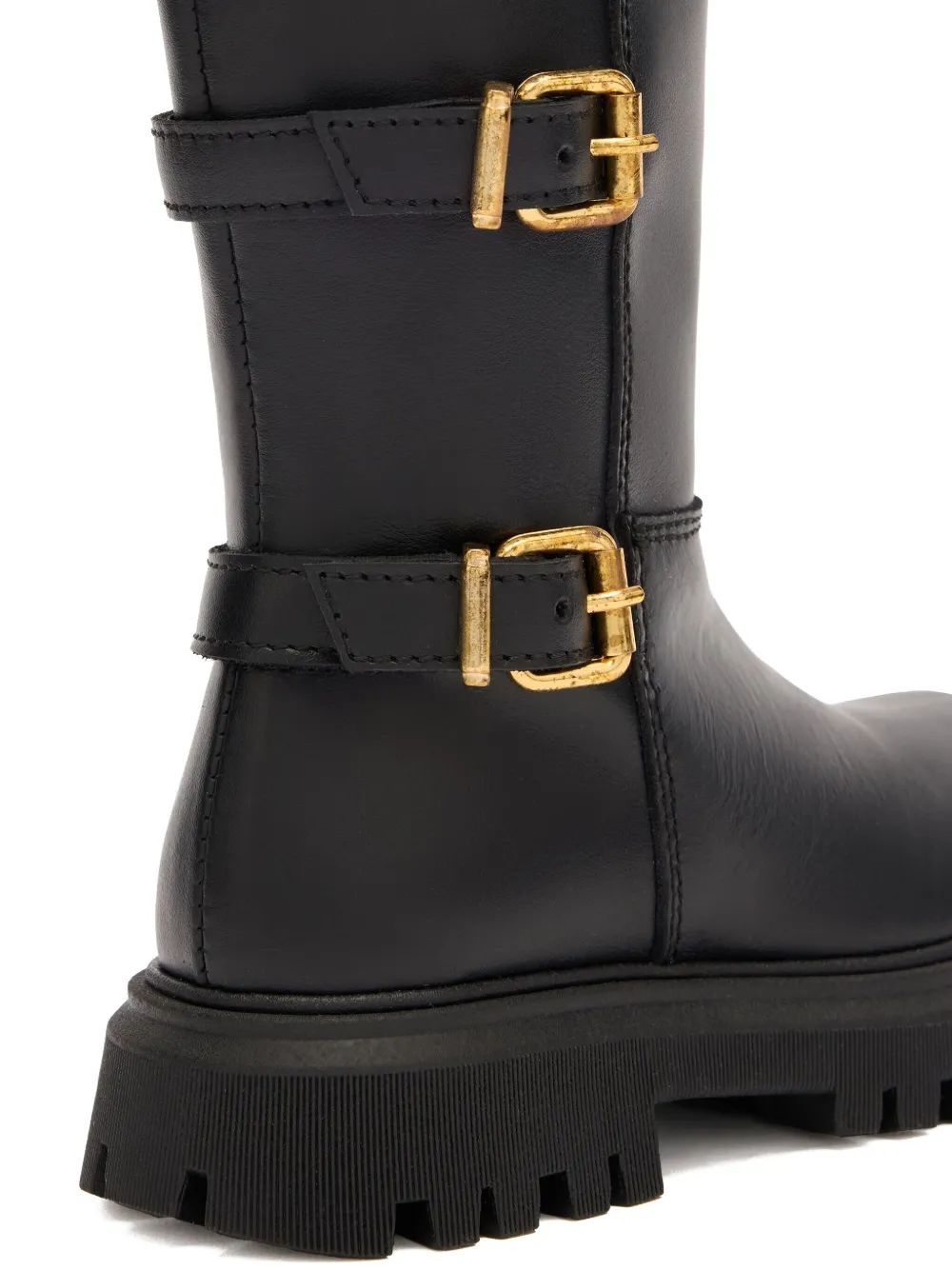 Roberto Cavalli Junior buckle-embellished boots Black