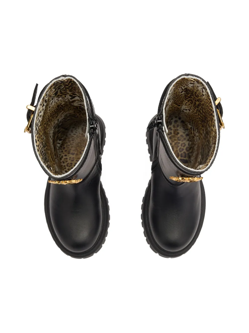 Roberto Cavalli Junior Buckle-embellished Boots