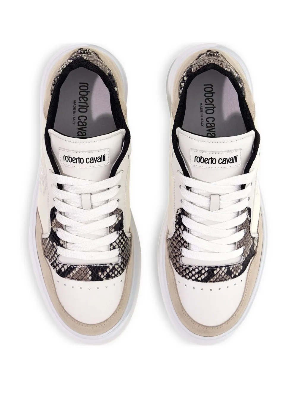 Roberto Cavalli colour-block sneakers White