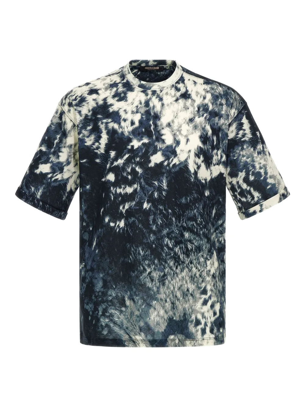 Roberto Cavalli Appalosa プリント Tシャツ - ブルー Roberto Cavalli Appalosa プリント Tシャツ - ブルー