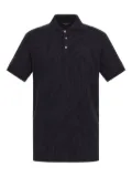 Roberto Cavalli Freedom-print polo shirt - Black