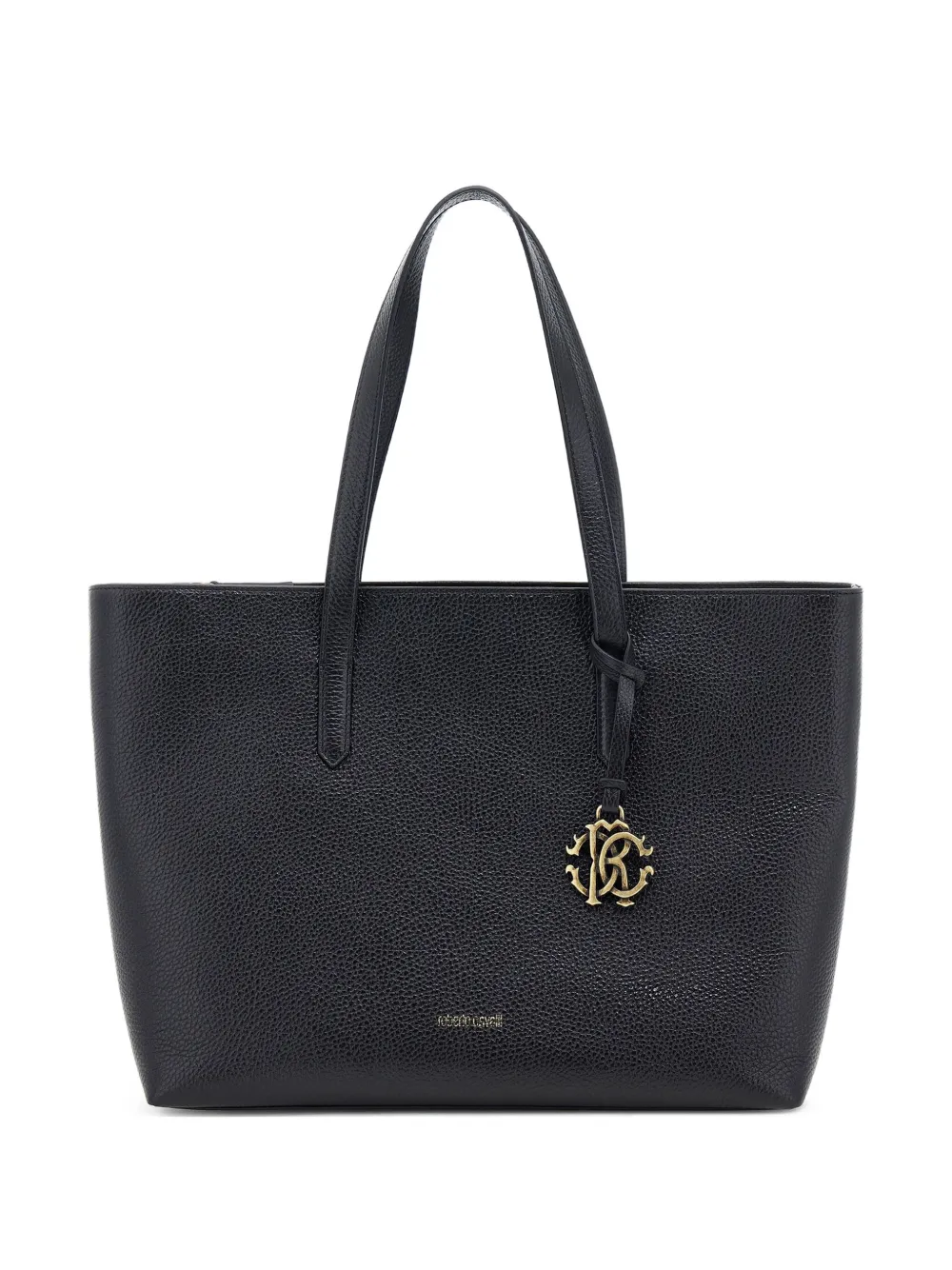 Roberto Cavalli Textured Leather Tote Bag