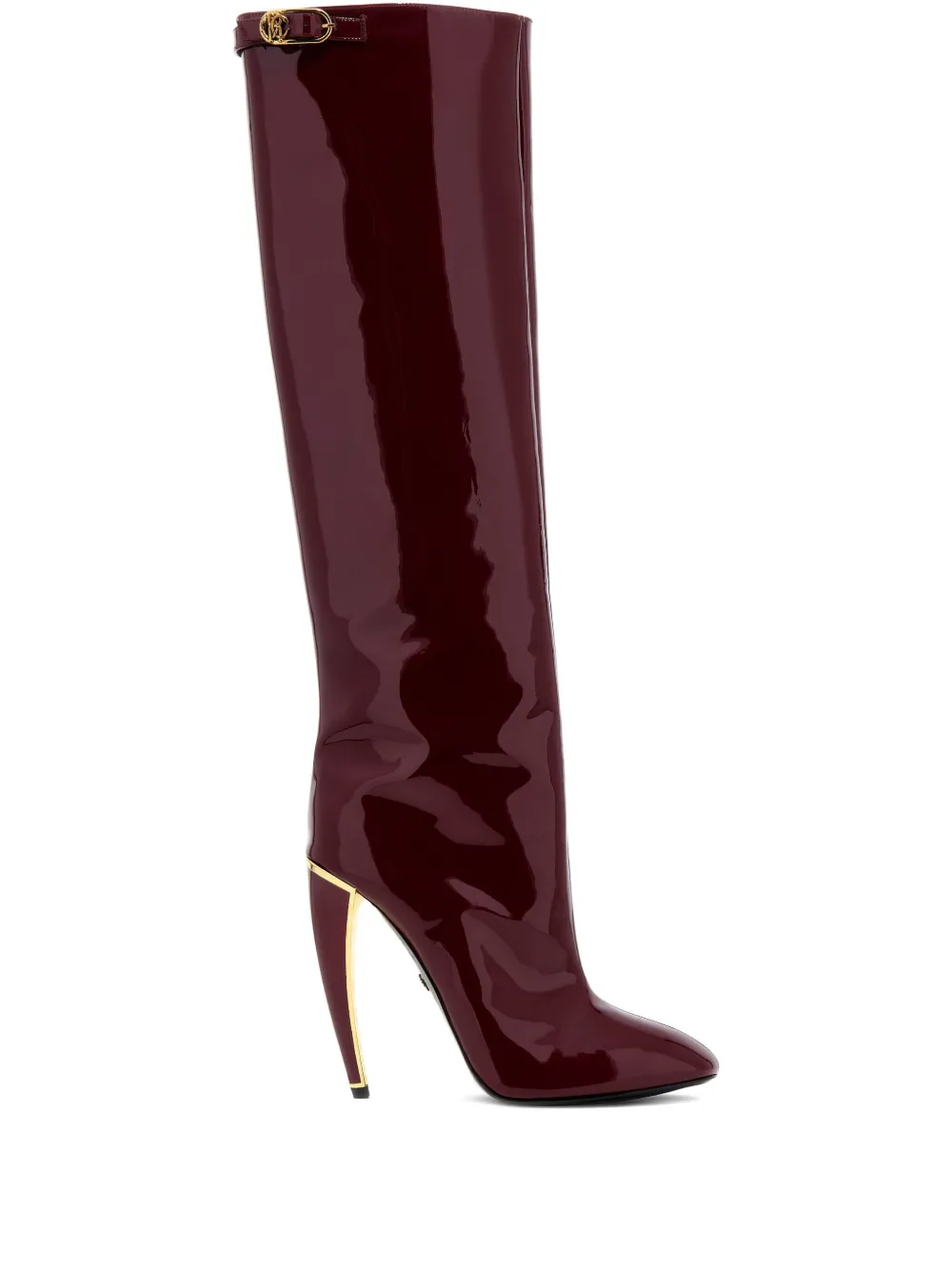 Roberto Cavalli knee-high boots | Purple | Image 1
