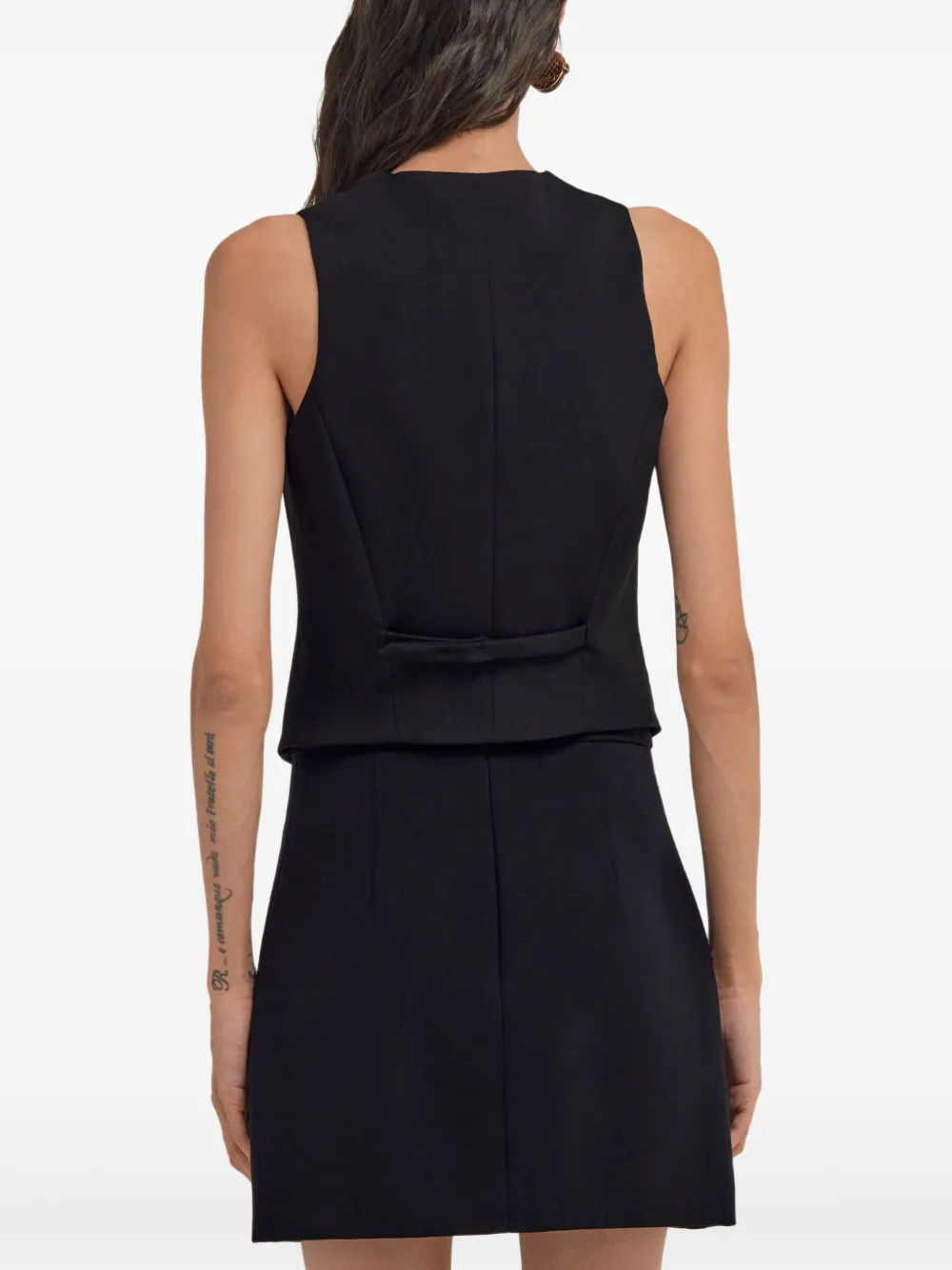 Roberto Cavalli Gilet met V-hals Zwart