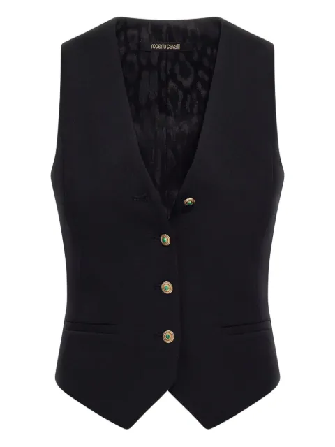 Roberto Cavalli V-neck waistcoat 