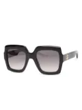 Roberto Cavalli geometric-frame sunglasses - Black