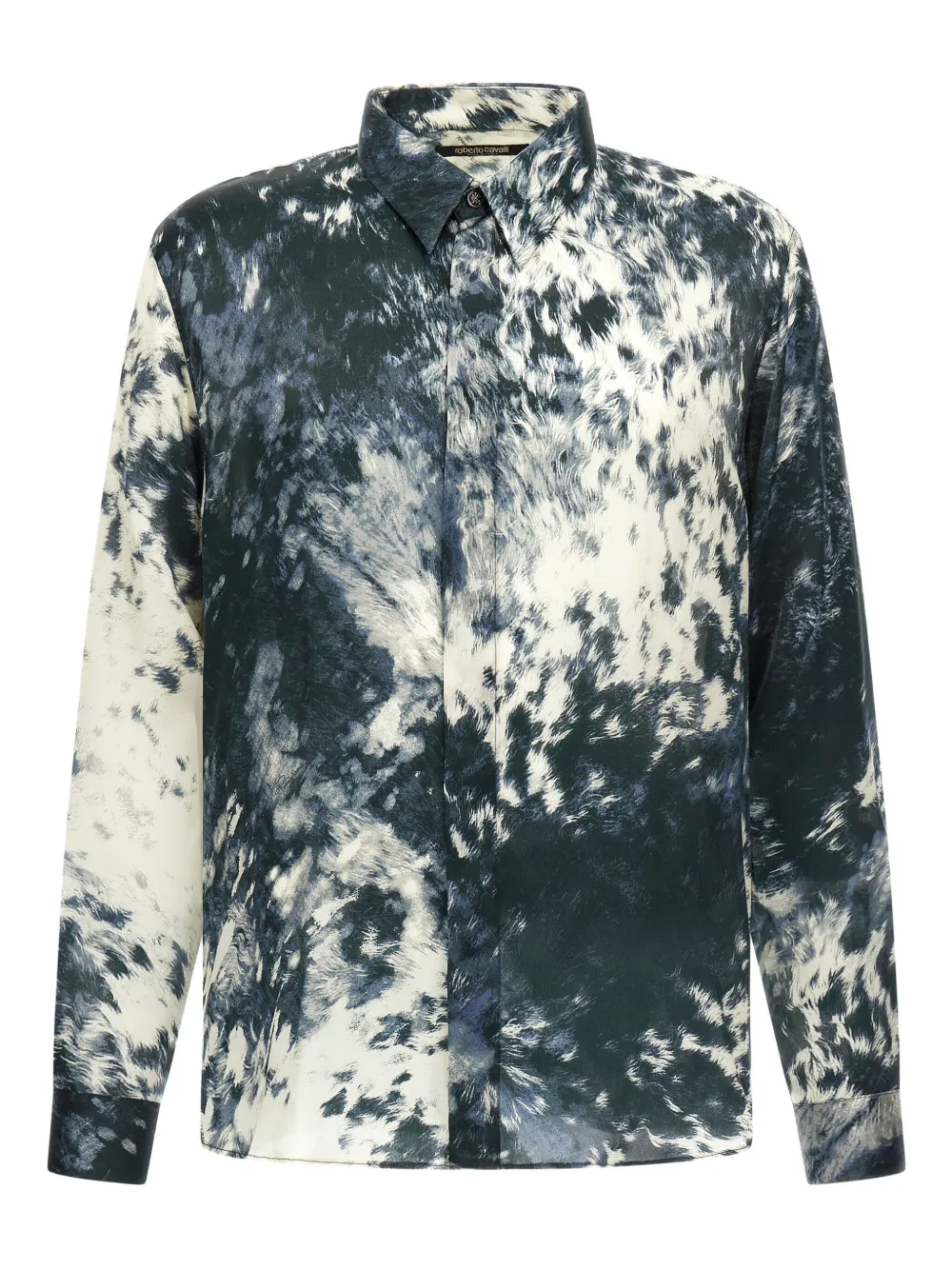 Roberto Cavalli Appaloosa-print shirt - Blue