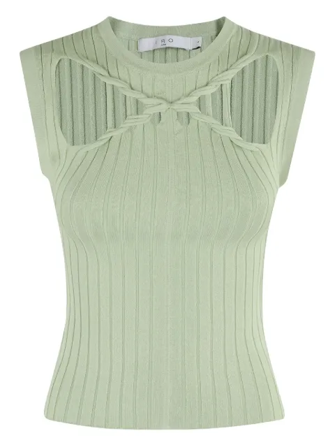 IRO cut-out detail ribbed top