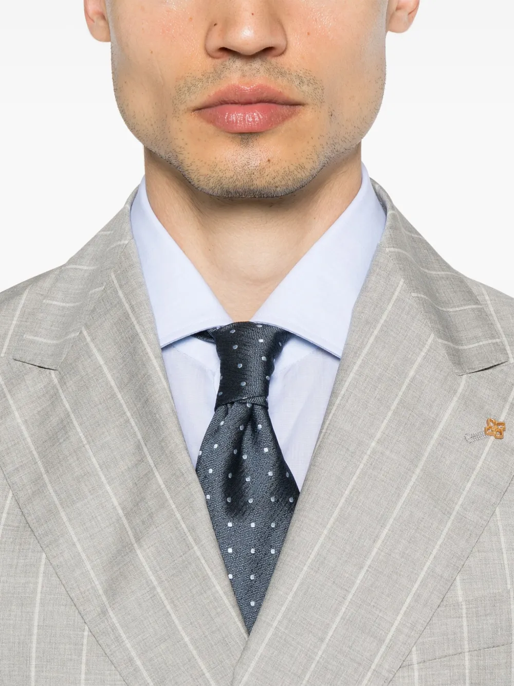 Shop Tagliatore Darrel Blazer In Grey