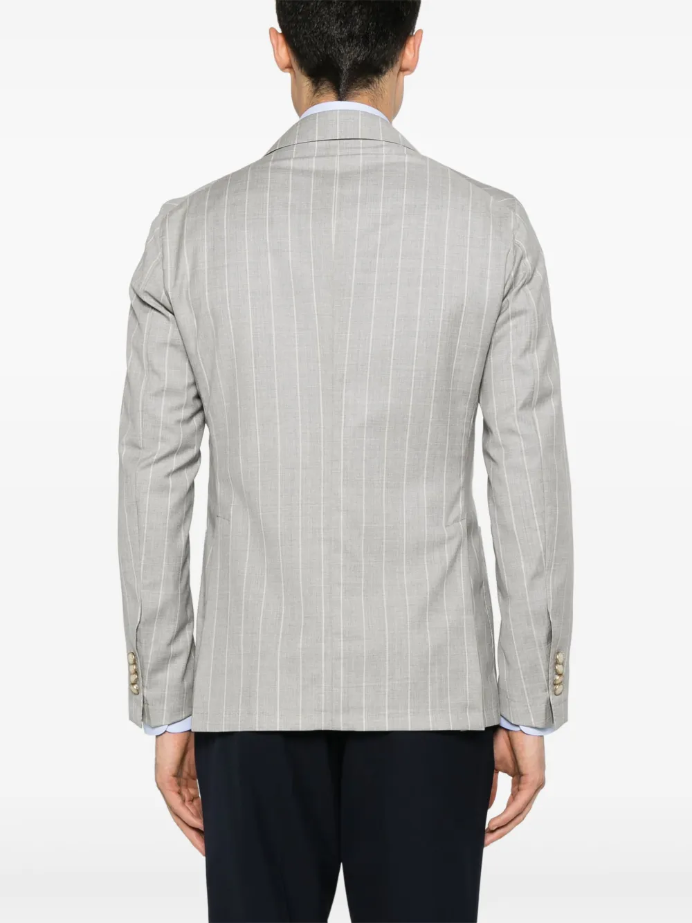 Shop Tagliatore Darrel Blazer In Grey