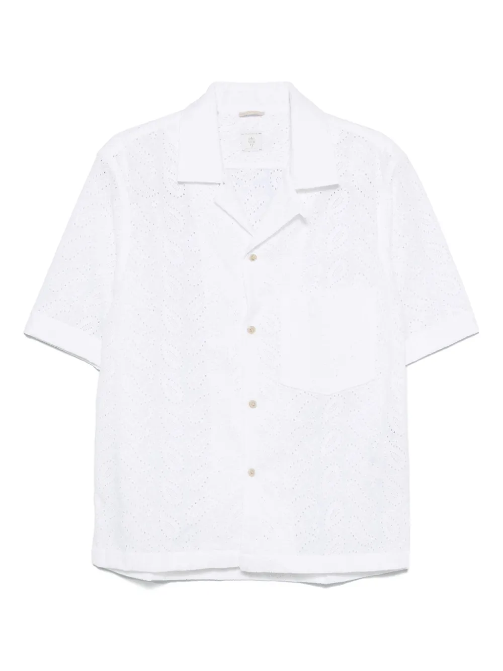 Eleventy camisa con bordado inglés | blanco | Image 1