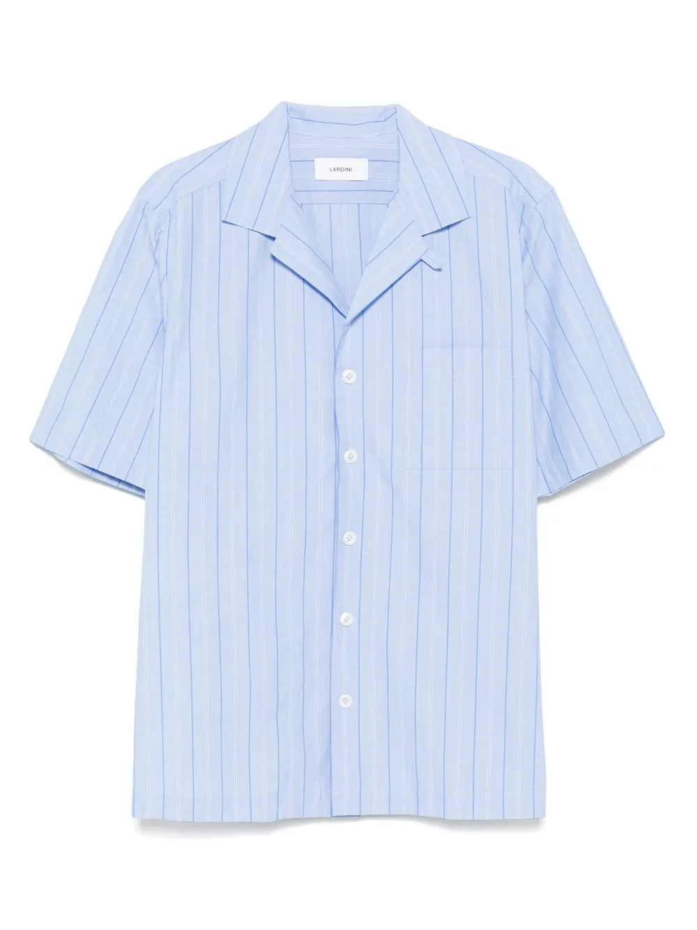 Lardini camisa con rayas estampadas | azul | Image 1