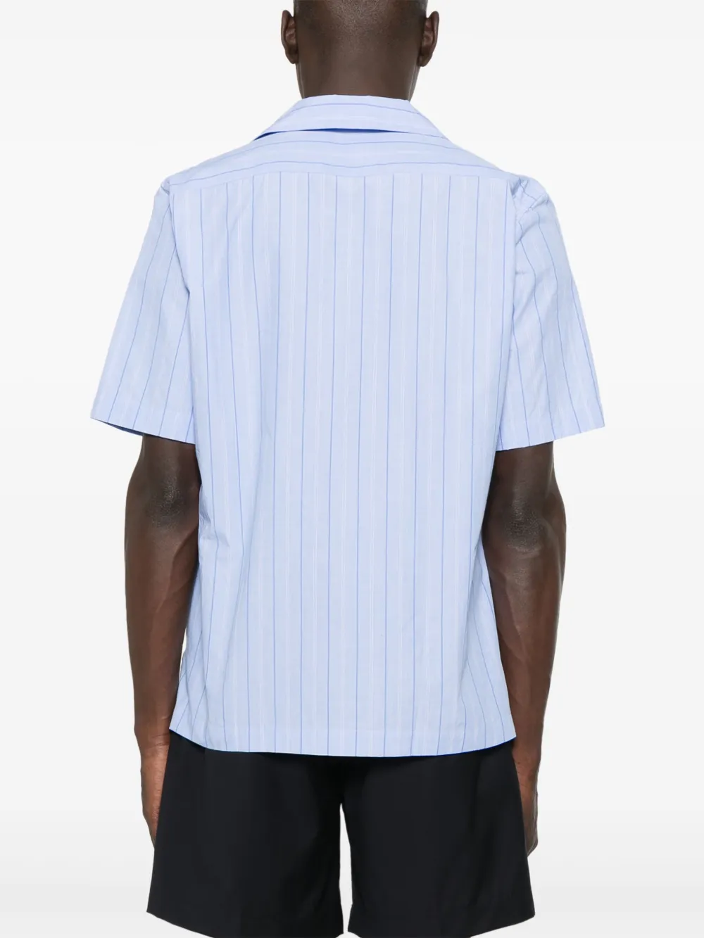 Lardini Gestreept overhemd Blauw