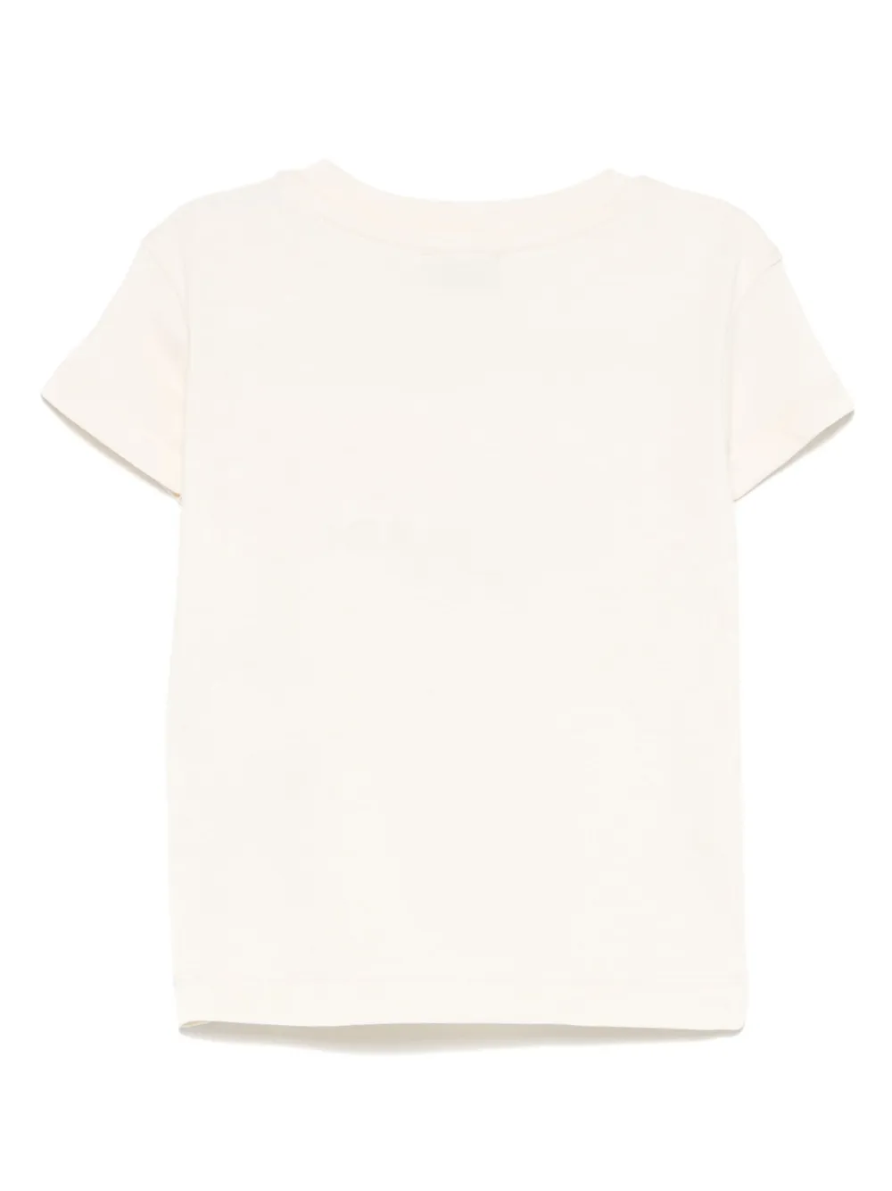 TRUSSARDI JUNIOR T-shirt met geborduurd logo Beige
