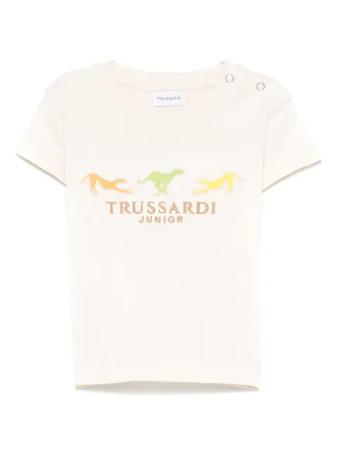 TRUSSARDI JUNIOR Camiseta com logo bordado
