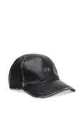 Diesel logo-embossed baseball cap - Black