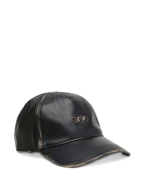 Diesel logo-embossed baseball cap