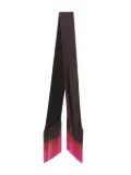 THE ANDAMANE fringed scarf - Brown