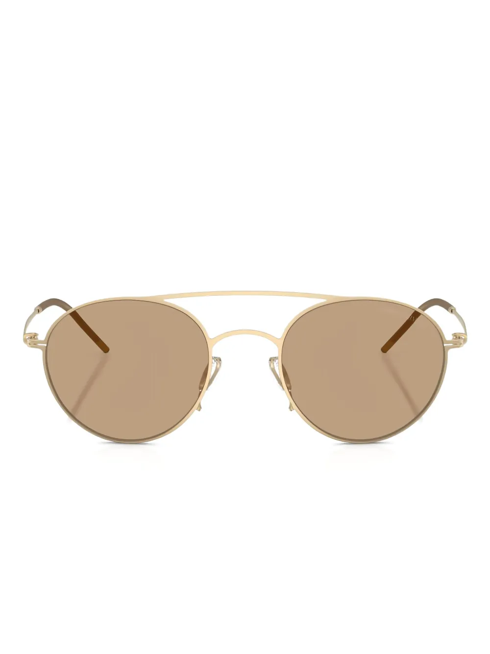 Giorgio Armani  round-frame sunglasses | Gold | Image 1