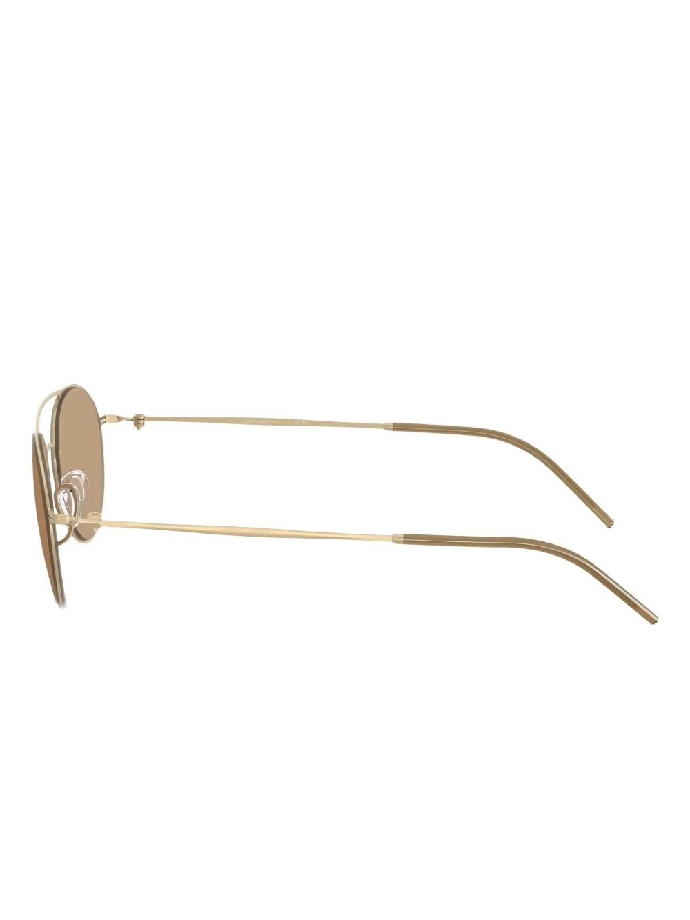 Giorgio Armani Zonnebril met rond montuur Goud