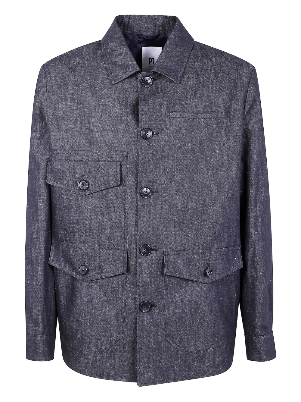 PT Torino button-down jacket | Blue | Image 1