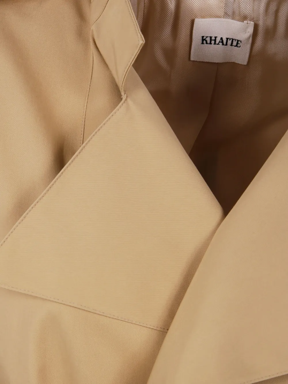 KHAITE Maxwell trenchcoat Beige