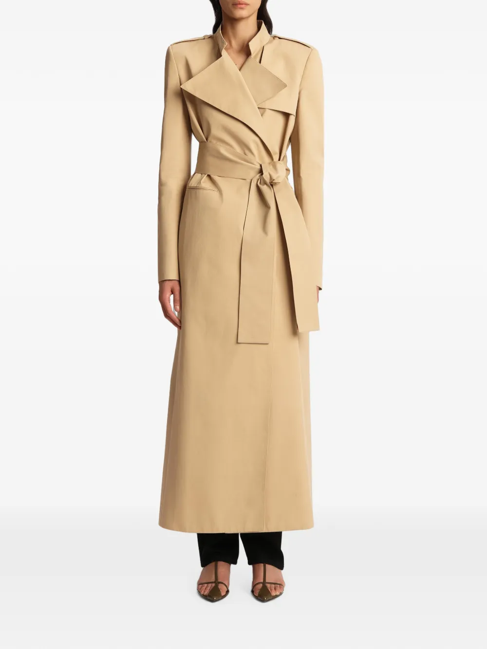 KHAITE Maxwell trenchcoat Beige