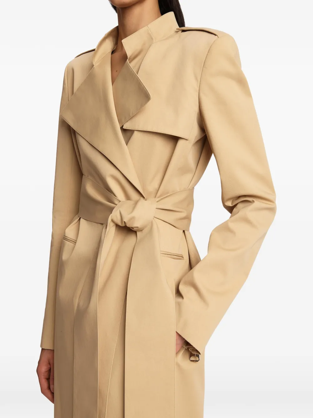 KHAITE Maxwell trenchcoat Beige