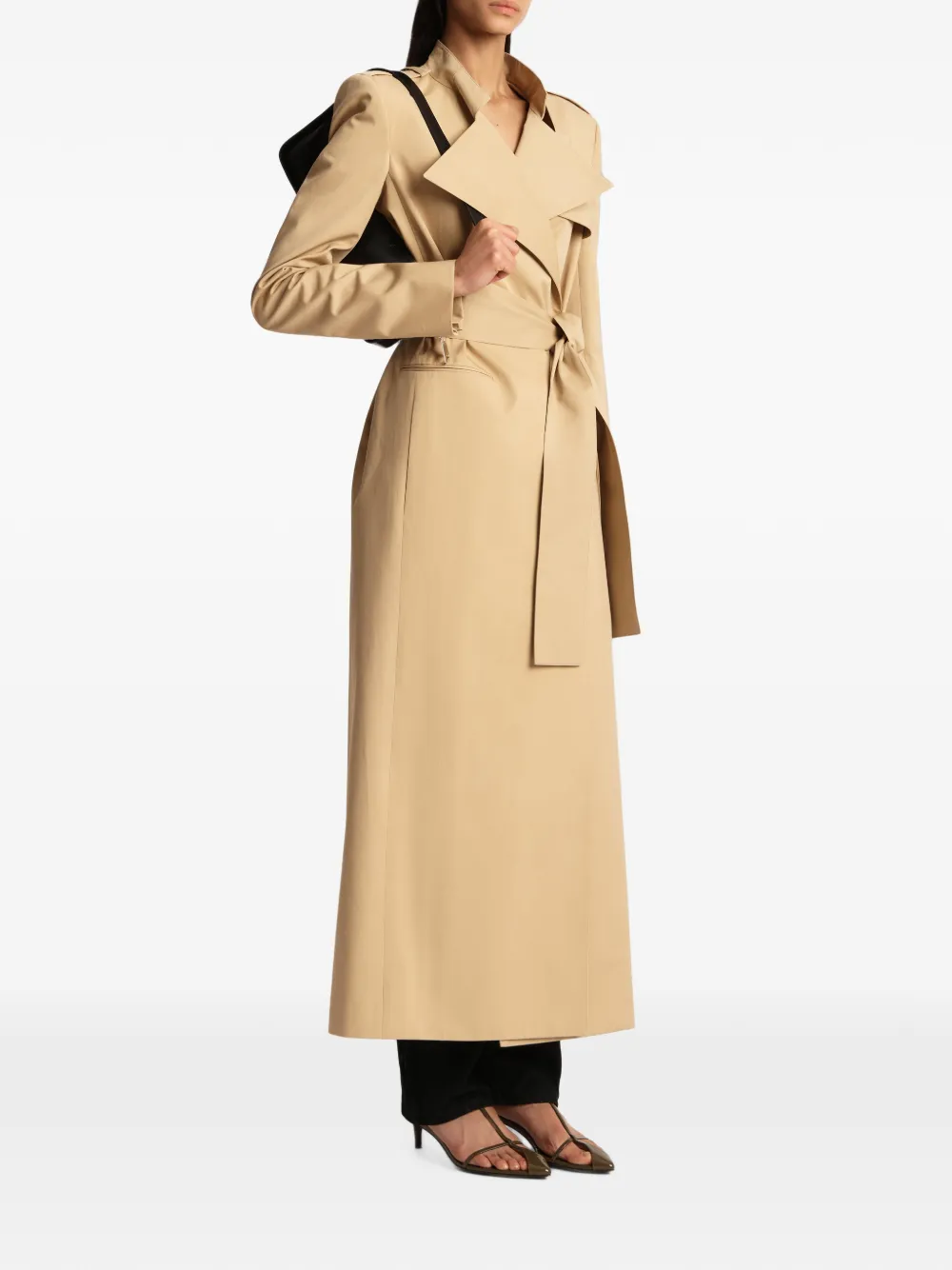 KHAITE Maxwell trenchcoat Beige