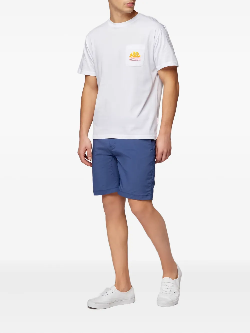 Sundek cotton T-shirt - Wit