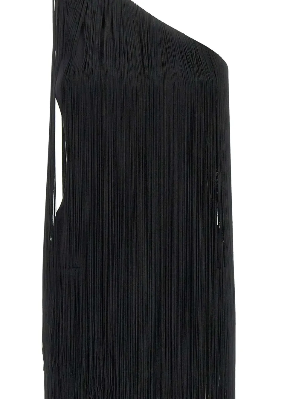 Elisabetta Franchi Events asymmetrische jurk Zwart