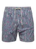 MC2 Saint Barth striped swim shorts - Blue