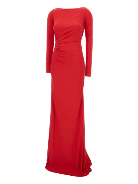 Elisabetta Franchi draped maxi dress