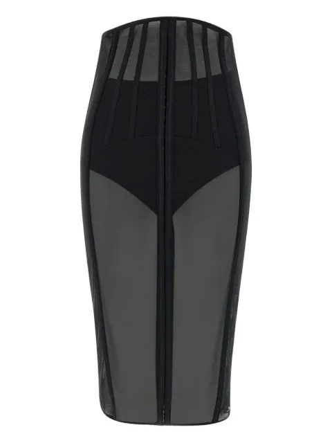 Elisabetta Franchi Events tulle midi skirt