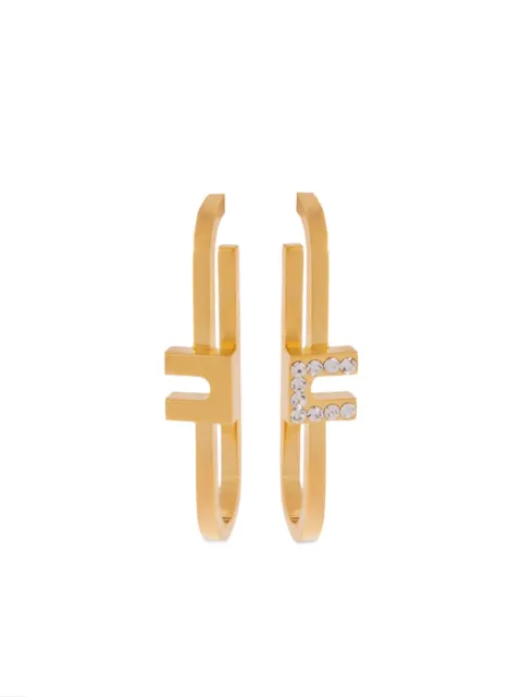 Elisabetta Franchi C-logo earrings 