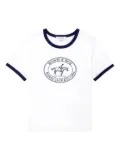 Sporty & Rich Riding Club Ringer T-shirt - White