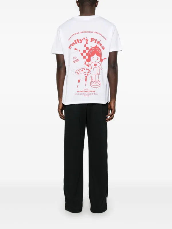 GCDS x Polly Pocket Pizza T-shirt | White | FARFETCH