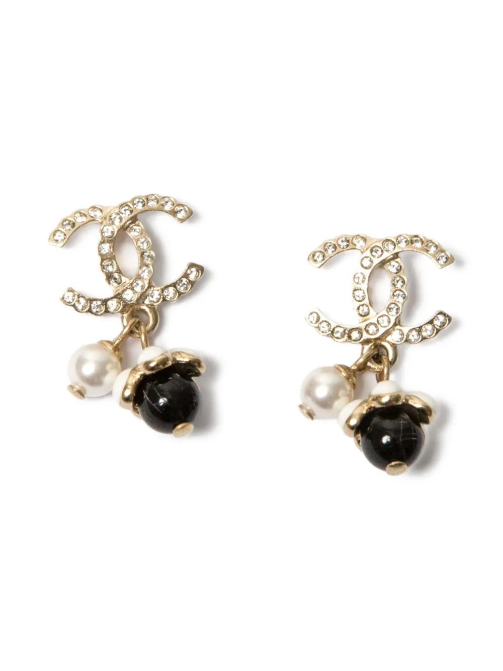 CHANEL Pre-Owned aretes con logo CC 2000 | dorado | Image 1