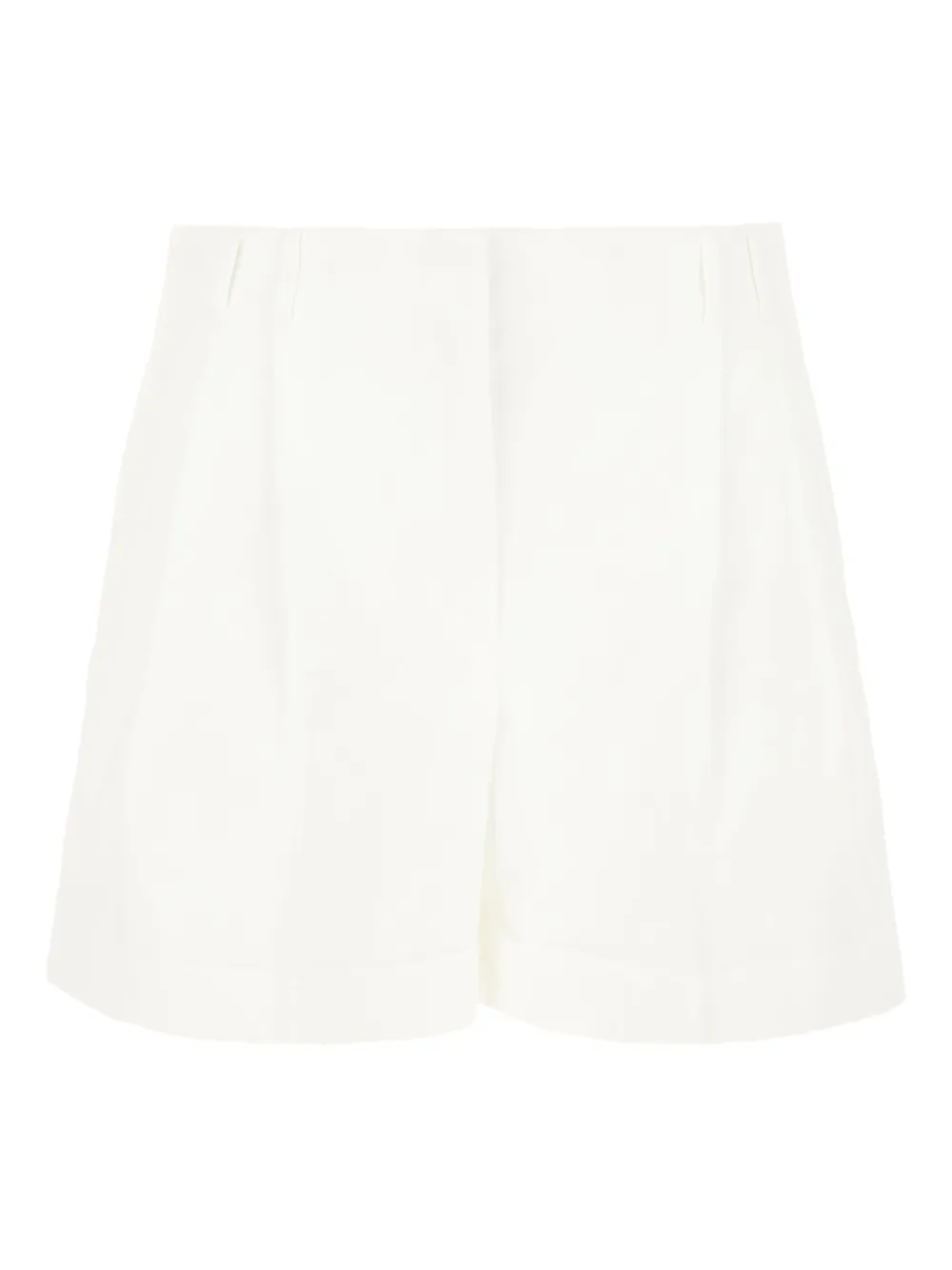 Max Mara Geplooide shorts Wit