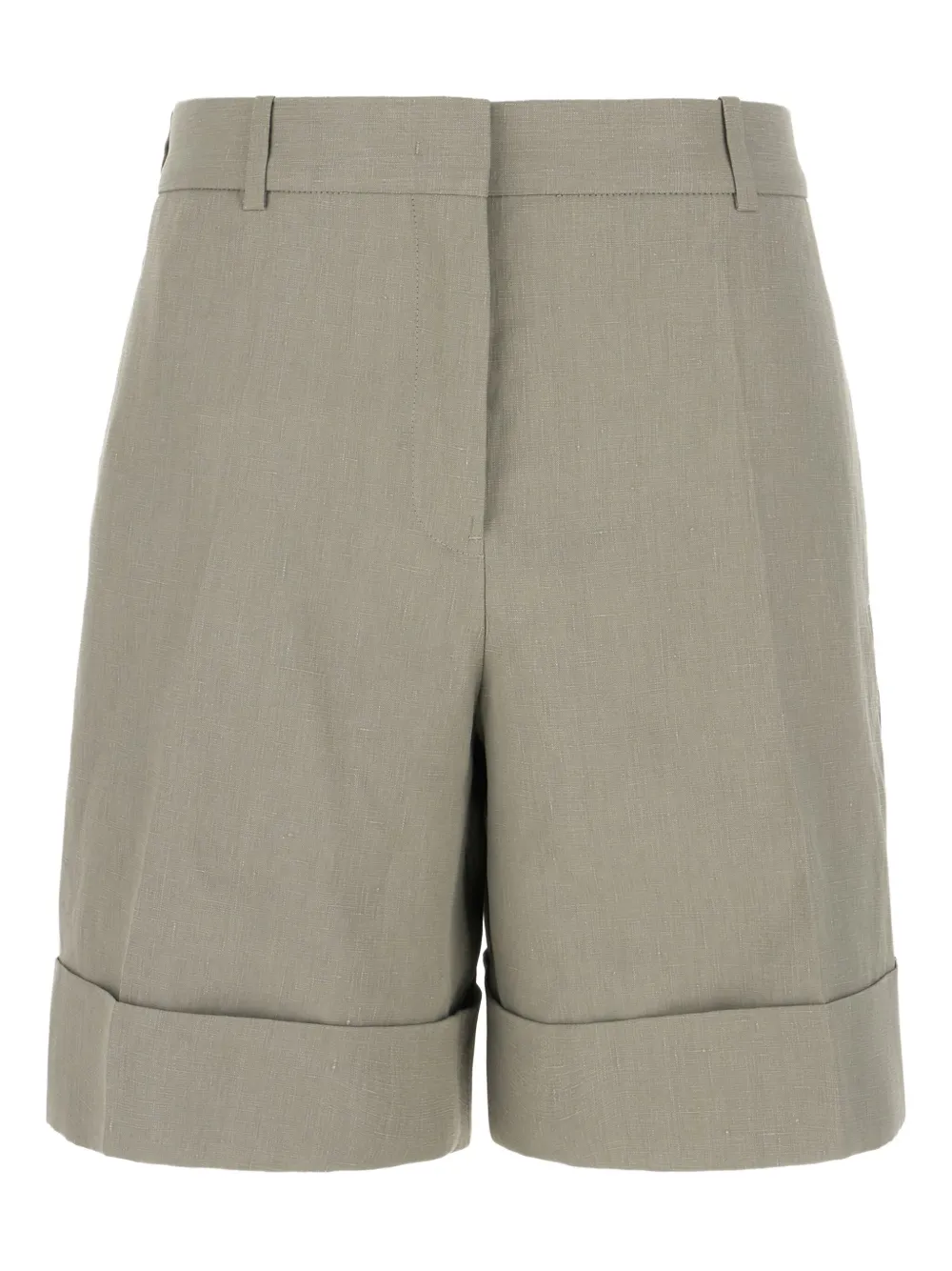Jil Sander Linnen shorts Grijs