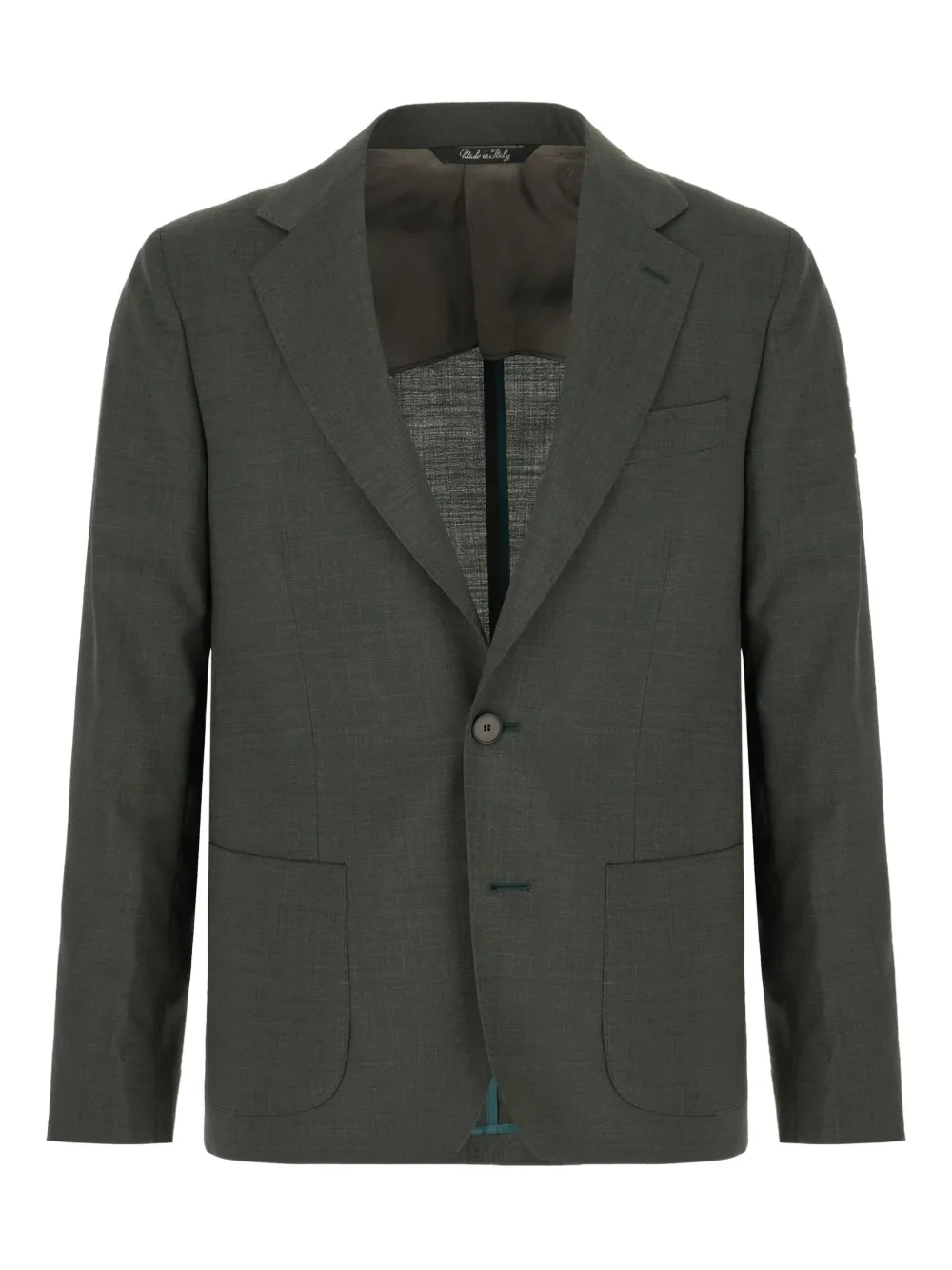 COLAMARINO Blazer de lã com abotoamento simples | Verde | Image 1