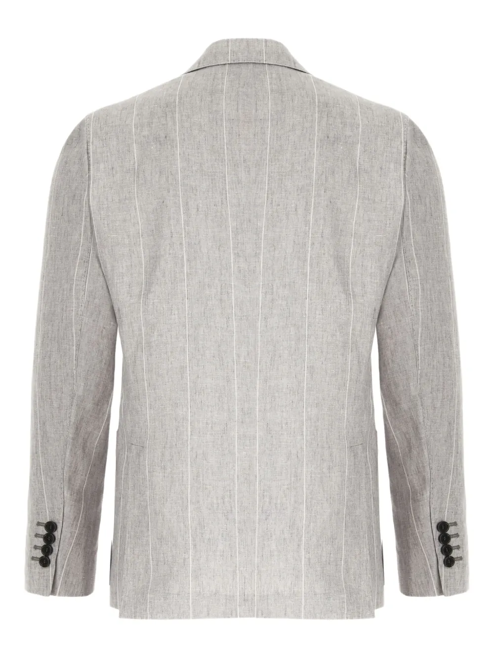 Colamarino Linen Single-breasted Suit In Grey