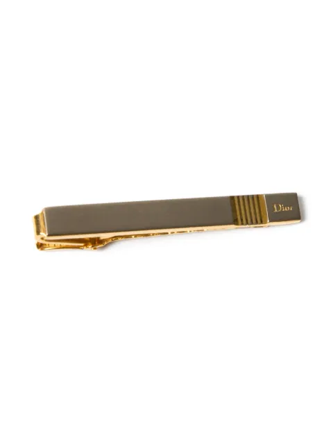 Christian Dior Pre-Owned 1990s logo-engraved tie link